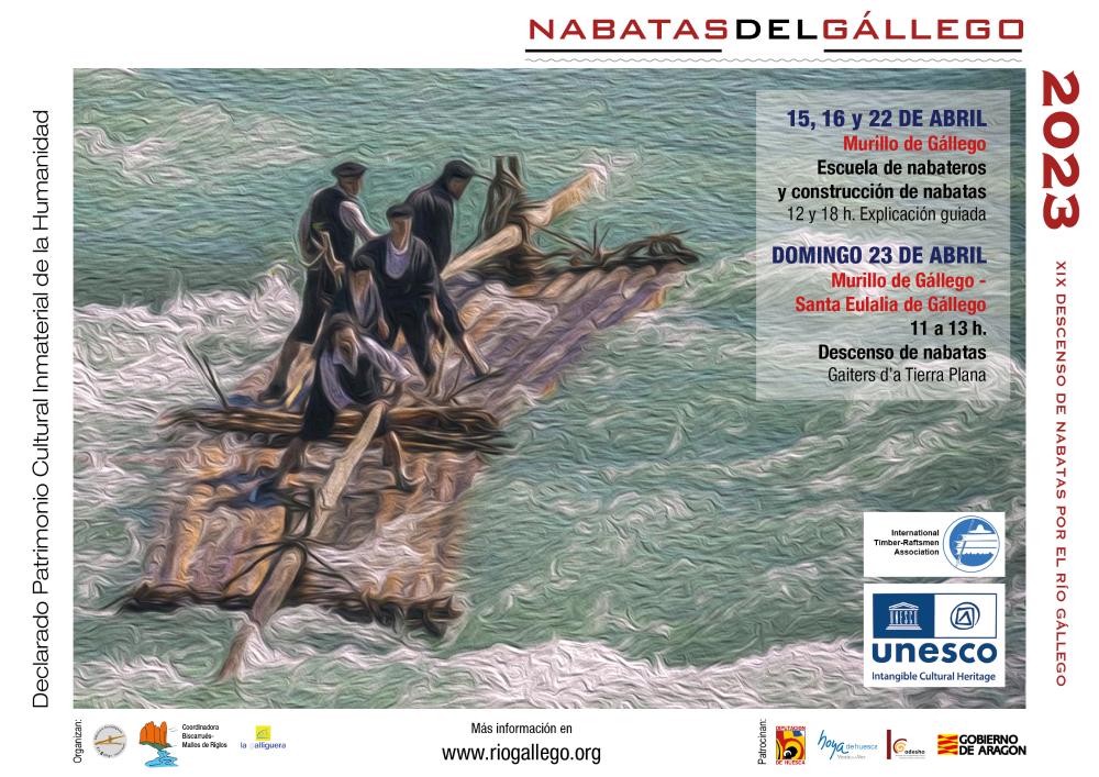 Imagen XIX Descenso de nabatas por el río Gállego y de las XIX Jornadas por el río Gállego