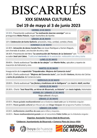 Imagen La semana cultural del 19 de mayo al 3 de junio