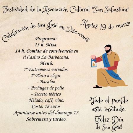 Imagen ?? Celebración de San José en Biscarrués, martes 19 de marzo de 2024.