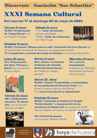 Imagen XXXI Semana de Biscarrués del 17 al 26 de mayo 2024