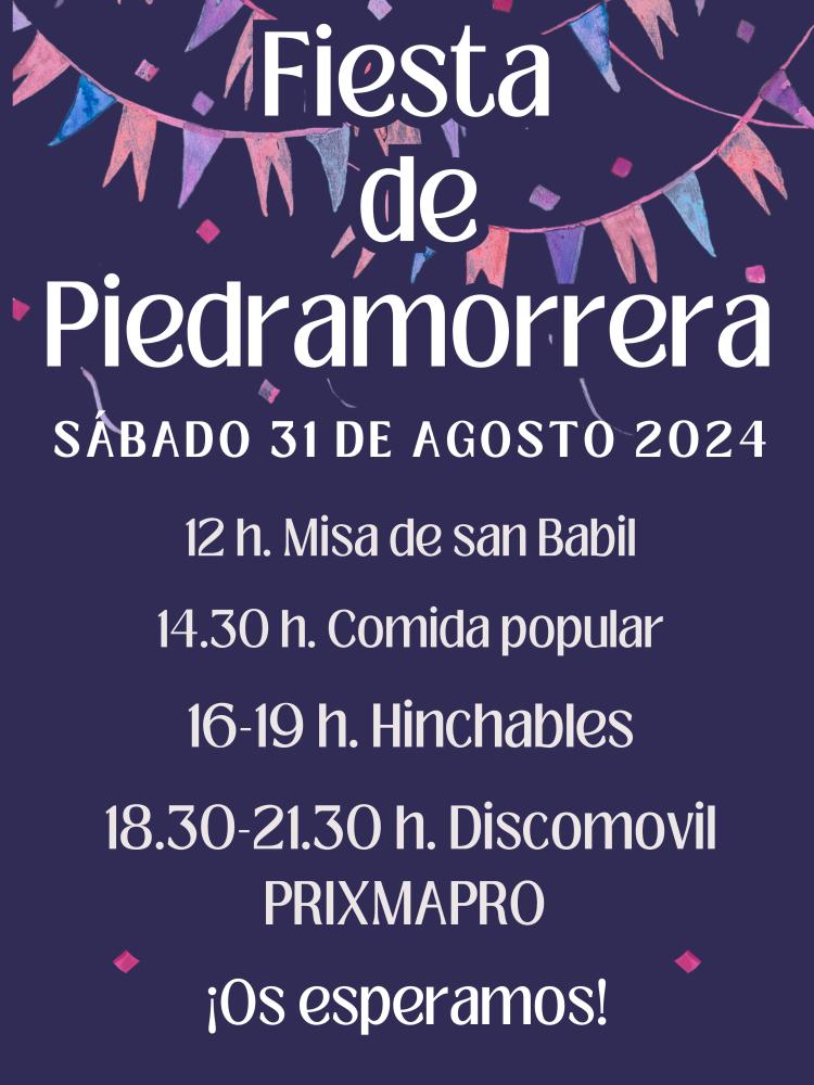 Imagen Fiestas Piedramorrera 2024