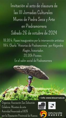 Imagen Clausura de las III Jornadas Culturales Muros de Piedra Seca y Arte en...