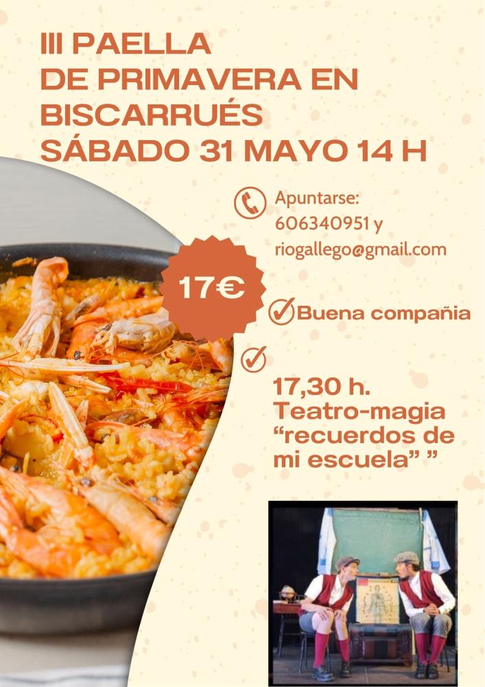 Imagen III Paella de Primavera de Biscarrués