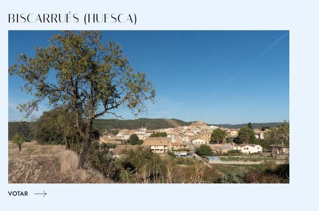 Imagen Vota una vez cada dia a Biscarrués como Mejor Pueblo Cultural del Año
