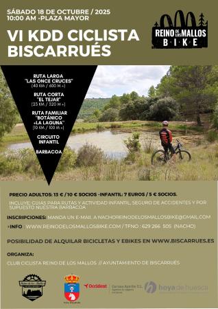 Imagen ????? Biscarrués acoge la 6ª KDD Reino de los Mallos Bike ?????