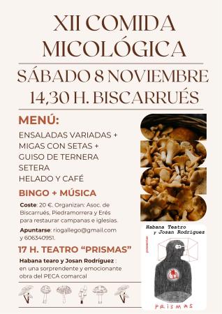 Imagen Comida Micológica en Biscarrués