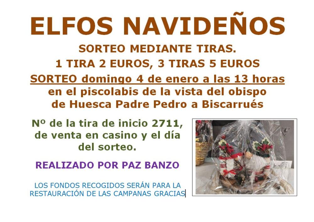 Imagen ELFOS NAVIDEÑOS – SORTEO SOLIDARIO