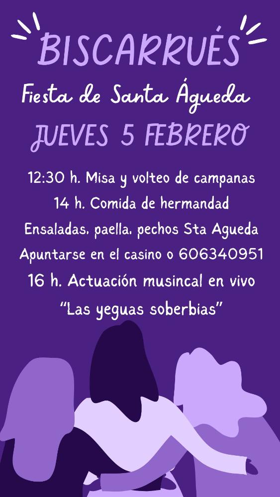 Imagen Biscarrués celebrará Santa Águeda con un encuentro intergeneracional de mujeres