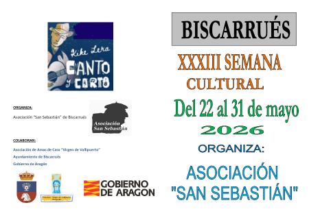 Imagen XXXIII Semana cultural de Biscarrués