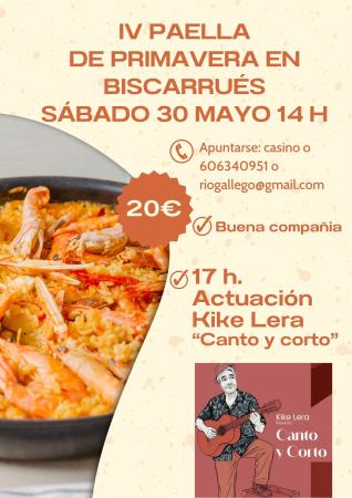 Imagen IV Paella de Primavera de Biscarrués