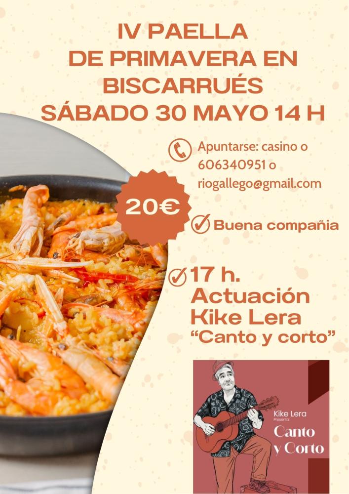 Imagen IV Paella de Primavera de Biscarrués