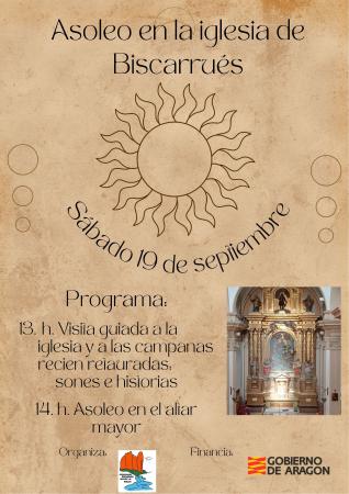 Imagen Biscarrués volverá a iluminarse con el tradicional Asoleo del equinoccio...