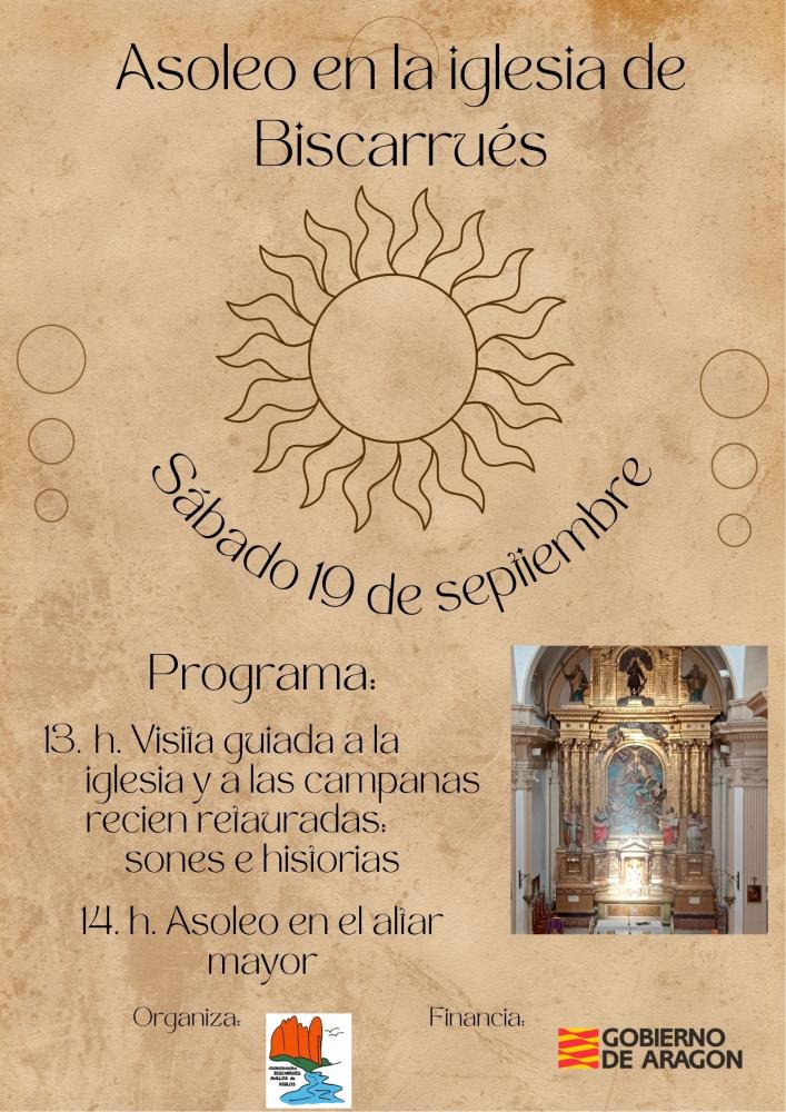 Imagen Biscarrués volverá a iluminarse con el tradicional Asoleo del equinoccio de otoño